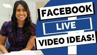 21+ Facebook LIVE Video Ideas  NEVER Run Out Of Video Content Ideas