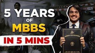 My 5 Years of MBBS Journey in 5 Mins  Dr Aman Tilak  #aiims #doctor #neet  #neet2024 #neet25 #aiims