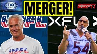 XFL & USFL Are In ADVANCED TALKS FOR MERGER for 2024 Season ESPN & Fox Sports Broadcast Games?