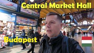 The CENTRAL MARKET HALL in BUDAPEST is MASSIVE.