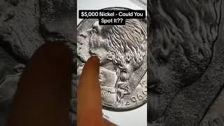 A 1996 Nickel Worth Over $5000+ - Overstruck Error