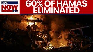 Israel-Hamas war Rockets fired from Rafah at Israel 60% of Hamas eliminated  LiveNOW from FOX