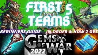 Gems of War beginner guide First 5 Teams to build in order  5 best starter teams & how to get them