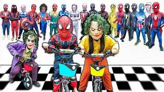 What If Many SPIDER-MAN & JOKER in 1 HOUSE ???  Where Is KID SPIDER MAN ???  LIVE ACTION STORY 