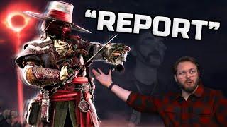 i got reported for playing pirate