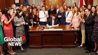 Florida signs 6-week abortion ban into law