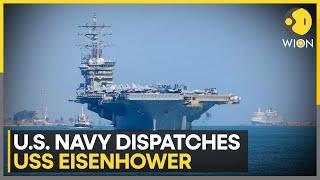 Iran attacks Israel US Navy dispatches nuclear-powered aircraft carrier USS Eisenhower  WION