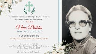 Nina Brikha - Funeral Service
