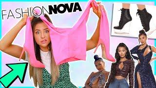 I Spent £200 On The Strangest Fashion Items From Fashion Nova  Very EXTRA haul 