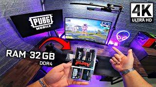 32GB RAM FOR PUBG MOBILE 2.8 EMULATOR GAMELOOP 90 FPS ULTRA HDR 4K POV ASMR