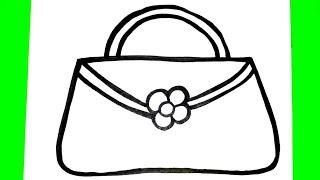 Kolay Çanta Çizimi Adım Adım Çanta Çizmeyi Öğren How to Draw a HandBag