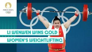 Li Wenwen Wins   Womens Weightlifting +81kg  #Paris2024 Highlights