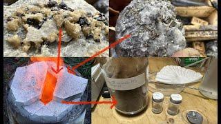 Iron Lead Zinc and Silver from Rock Dust