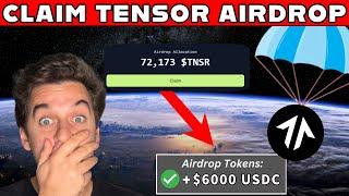 Claim TENSOR Airdrop NOW On SOLANA - COMPLETE GUIDE