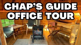 CHAPS GUIDE NEW OFFICE TOUR  WORKING FROM MOOSE LODGE  CARL FRIEDRIK PALISSY DOUBLE BRIEFCASE