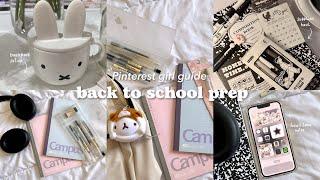 Pinterest girl back to school guideshopping school supplies haul packing bag and more