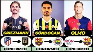  ALL LATEST CONFIRMED TRANSFER SUMMER AND RUMOURS 2024  Griezmann Olmo Gündoğan️