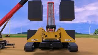 SANY New 800 Ton Crawler Crane SCC8000A #Sany # crawler crane