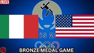 2024 PARIS OLYMPICS ITALY vs USA MENS VOLLEYBALL BRONZE MEDAL LIVE GAME CAST & CHAT