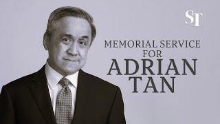 Memorial service held for Law Society president Adrian Tan