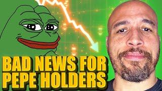 Pepe Coin Price Prediction In October .Bad News For Pepe Holders.