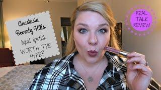 Real Talk Review  ABH Liquid Lipsticks - Dusty Rose