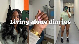 LIVING ALONE DIARIES MIDNIGHT CLEANING NEW HAIR PR UNBOXING AND MORE