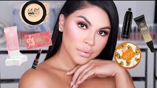 FULL FACE USING AFFORDABLE & DRUGSTORE MAKEUP  TUTORIAL  MAKEUPBYGRISELDA