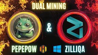 PepePow PEPEW and Zilliqa ZIL Dual GPU Mining - A Step-by-Step Guide