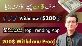 Latest Earning App 2024  Coinryze Earning App  How to Earn Money Online  Learn with Asif