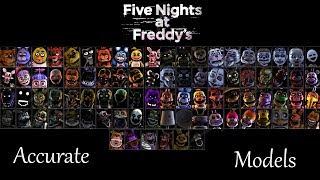 Most Accurate FNaF SFM Models 2018 Outdated Watch 2021 Ver.