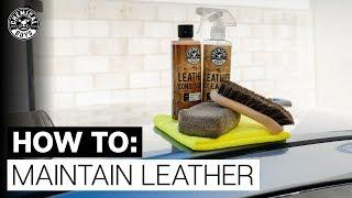 How To Correctly Clean & Condition Leather - Chemical Guys