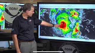 Hurricane Idalia Update from the NHC in Miami FL August 29 2023