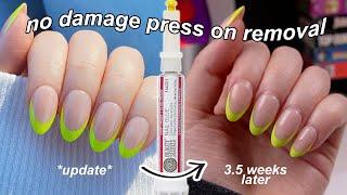 HOW I REMOVE 3.5+ WEEK OLD PRESS ON NAILS NO DAMAGE  The Beauty Vault