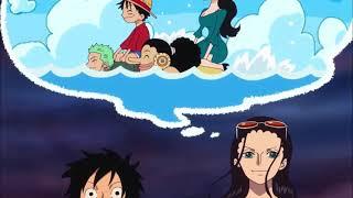 Robin and Luffy can’t swim  One Piece