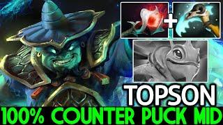 TOPSON Storm Spirit 100% Counter Puck Mid with Situational Build Dota 2