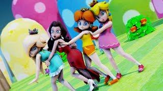 MMDxMario Poker Face  -Peach Daisy Rosalina Pauline-