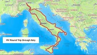 RV Round Trip through Italy   Part 1 The Italian West Coast
