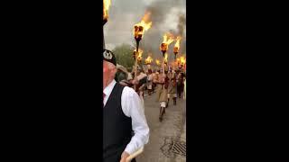 Scottish Traditional Boat Festival Portsoy. 2019 Viking Parade