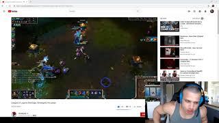 Tyler1 Reacts To League of Legend Montage Greekgodx Pro plays