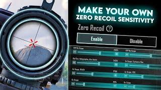 How to make your own Sensitivity  Full Zero Recoil Sensitivity for BGMIPUBG  Sensitivity Code