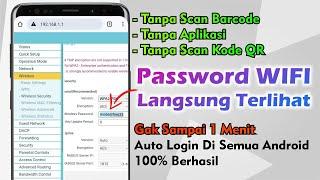 Cara Mengetahui Password Wifi Yang Sudah Terhubung Tanpa Scan Barcode Tanpa Aplikasi