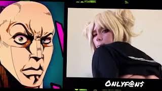 COSPLAY _ REAL LIFE vs ONLYF_N__  the rock reaction meme  #reddit #reallife #memes