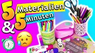 DIY Bastelideen CHALLENGE  5 Materialien 5 Minuten BFF überraschen Geschenkideen schnell & einfach