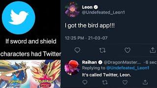 If Sword and Shield Characters had Twitter