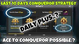 DAY 44  LAST 10 DAYS CONQUEROR STRATEGY..?. DAILY PLUS FOR LAST 10 DAYS STRATEGY SOLO