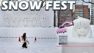 Morning Walk In Japans BIGGEST Snow Festival