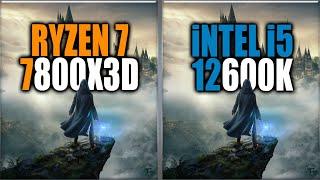 Ryzen 7 7800X3D vs 12600K Performance Benchmarks - Tested in 15 Games and Applications