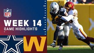 Cowboys vs. Washington Football Team Week 14 Highlights  NFL 2021