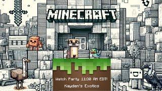 Minecraft Live Watch Party LIVE